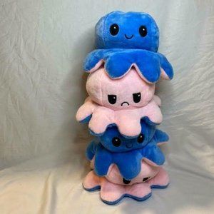🌸Blue/Pink Octopus Push! Reversible and Cute!